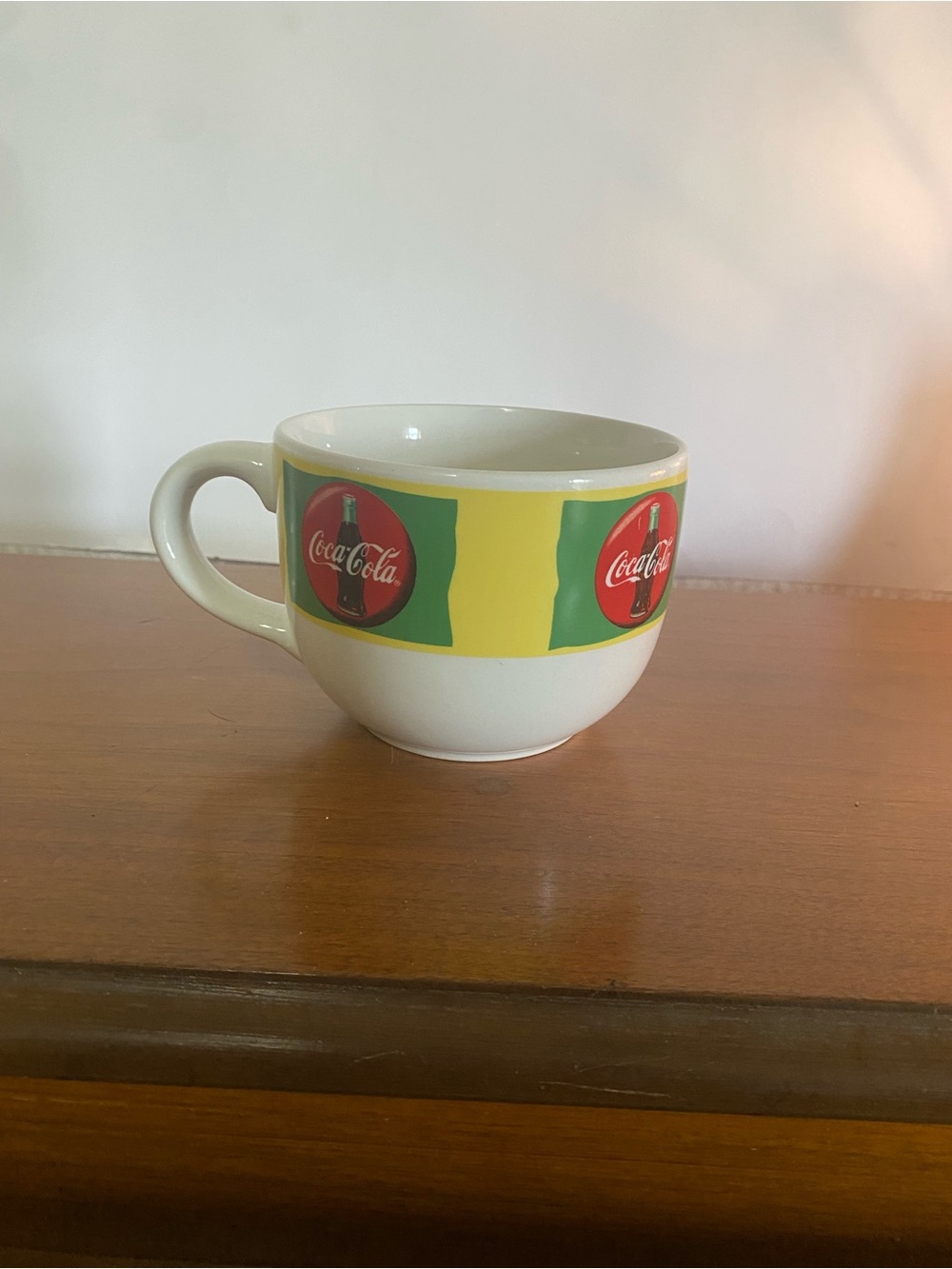 🥤 VTG 1999 Coca-Cola Gibson Housewares Oversized Soup Mug / Coffee Cup